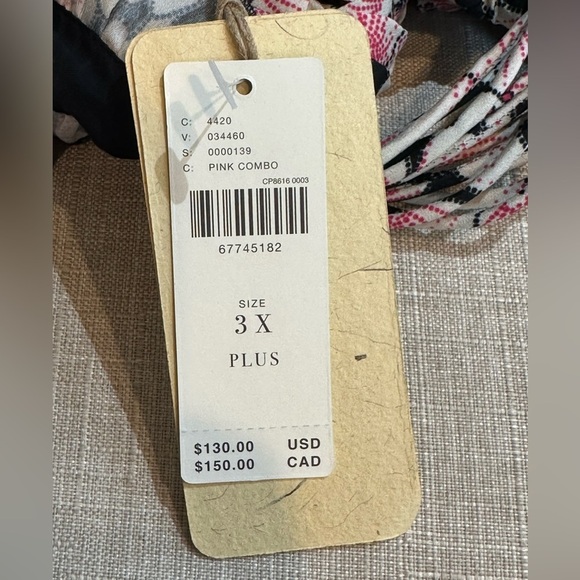 Anthropologie Let Me Be Twisted Halter Cropped Top Plus‎ Size 3x - Picture 5 of 7